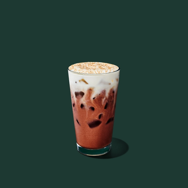 Iced Dubai Chocolate Mocha