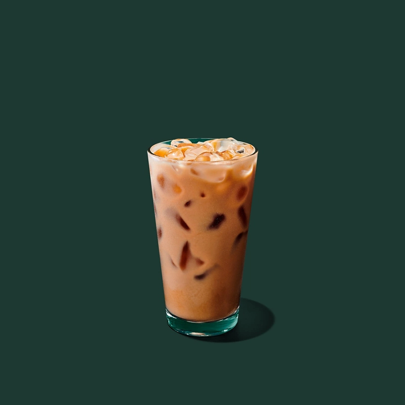 Iced Toasted Coconut Latte