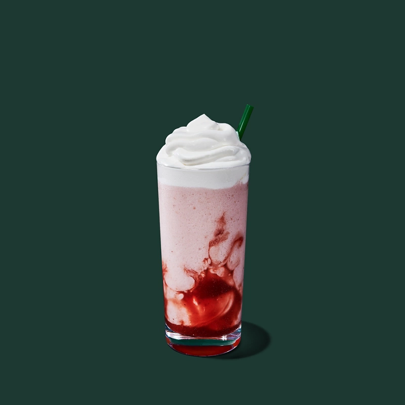 Strawberry Crème Frappuccino® Blended Beverage